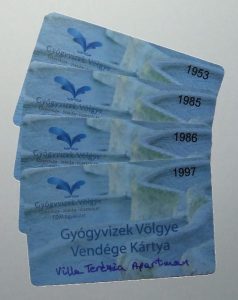 Gyógyvizek Völgye Vendég kártya Egerszalók Apartman